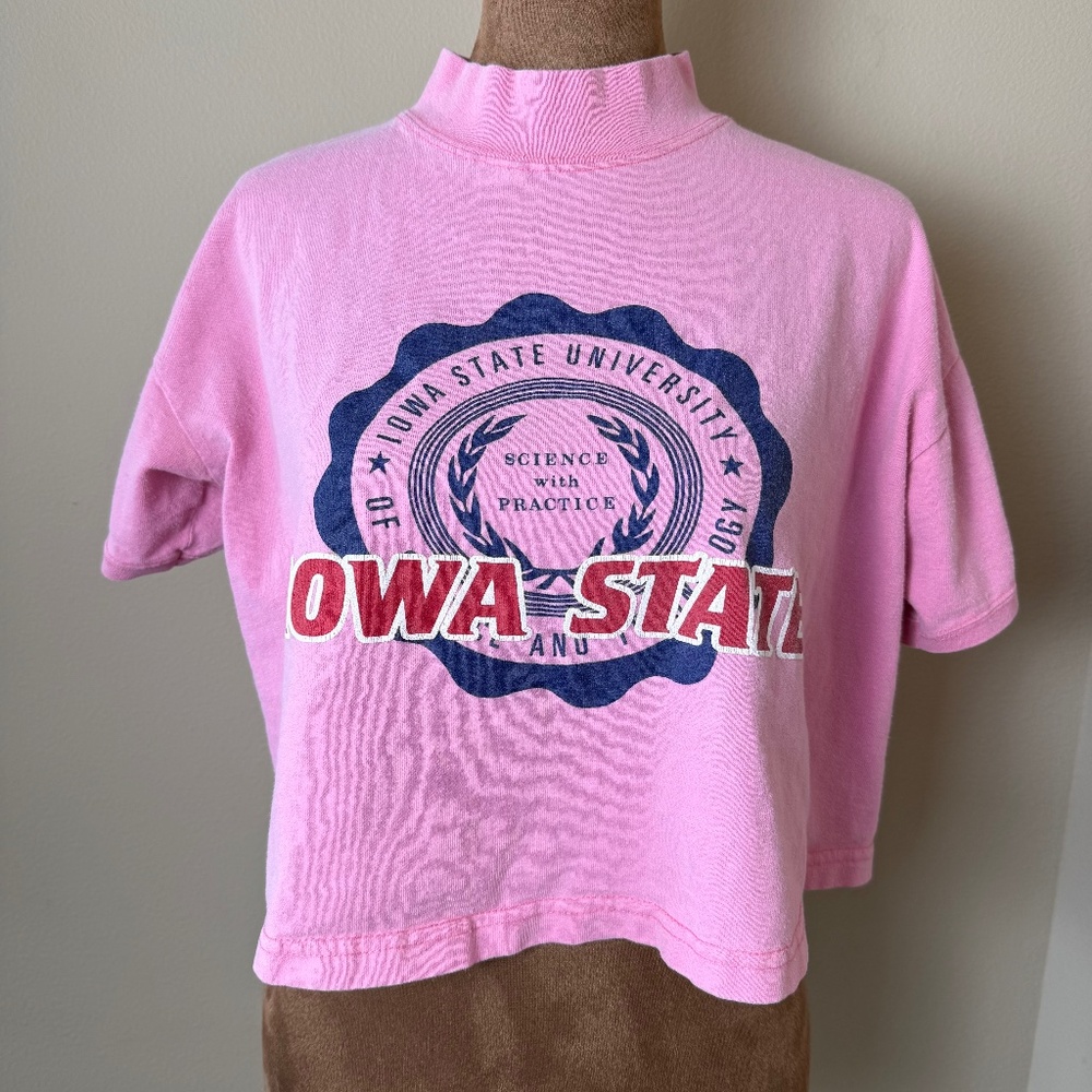 Vintage Gear for Sports Iowa State University T-Shirt Womens Medium 90s ISU Top